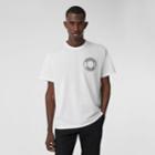 Burberry Burberry Logo Graphic Cotton Oversized T-shirt, Size: M, White
