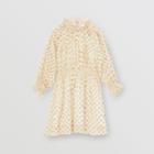 Burberry Burberry Childrens Star Print Gathered Cotton Dress, Size: 10y