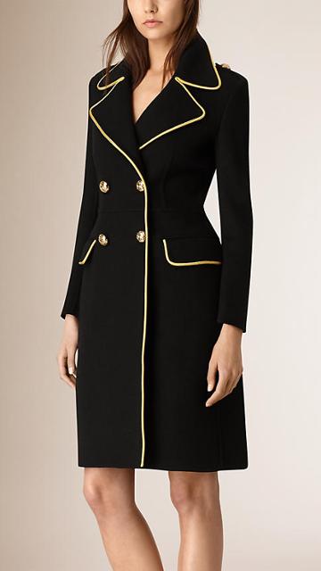 Burberry Regimental Detail Cashmere Coat