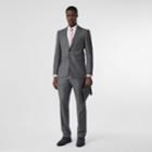 Burberry Burberry Classic Fit Sharkskin Wool Suit, Size: 44l, Grey