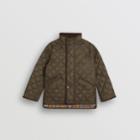 Burberry Burberry Childrens Lightweight Diamond Quilted Jacket, Size: 6y, Green