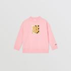 Burberry Burberry Childrens Deer Print Cotton Sweatshirt, Size: 12y, Pink