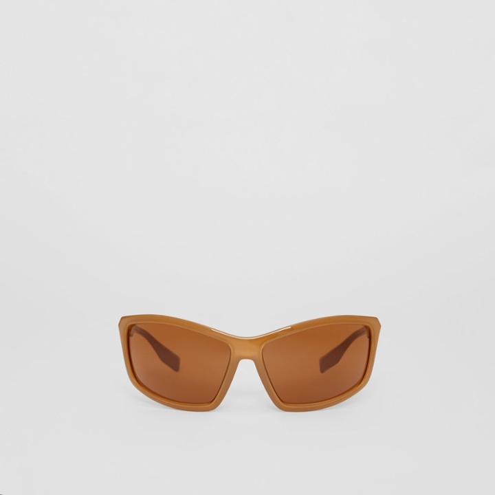 Burberry Burberry Wrap Frame Sunglasses, Brown