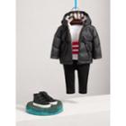 Burberry Burberry Down-filled Hooded Puffer Jacket, Size: 3y, Grey