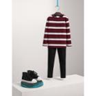 Burberry Burberry Long-sleeve Striped Cotton T-shirt, Size: 14y, Red