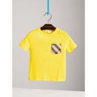 Burberry Burberry Check Pocket Cotton T-shirt, Size: 10y, Yellow