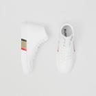 Burberry Burberry Bio-based Sole Leather High-top Sneakers, Size: 39