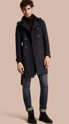 Burberry Cashmere Wool Trench Coat