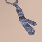Burberry Modern Cut Floral Silk Linen Tie