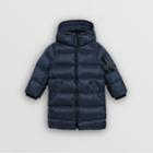 Burberry Burberry Childrens Detachable Hood Down-filled Puffer Coat, Size: 14y, Blue