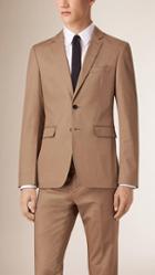 Burberry Slim Fit Stretch-cotton Travel Tailoring Jacket