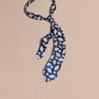 Burberry Modern Cut Silk Geometric Jacquard Tie