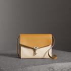 Burberry Burberry Two-tone Leather Crossbody Bag, Yellow