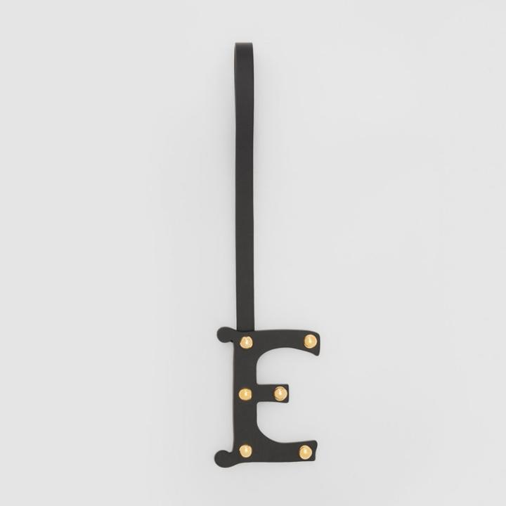 Burberry Burberry 'e' Studded Leather Alphabet Charm, Yellow