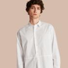 Burberry Burberry Cotton Poplin Tunic Shirt, Size: M, White