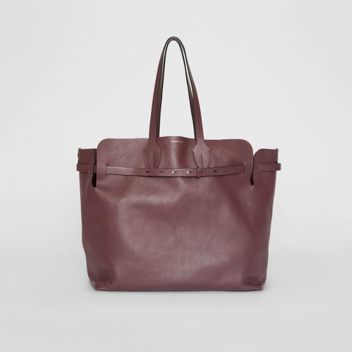 Burberry Burberry The Large Soft Leather Belt Bag, Red