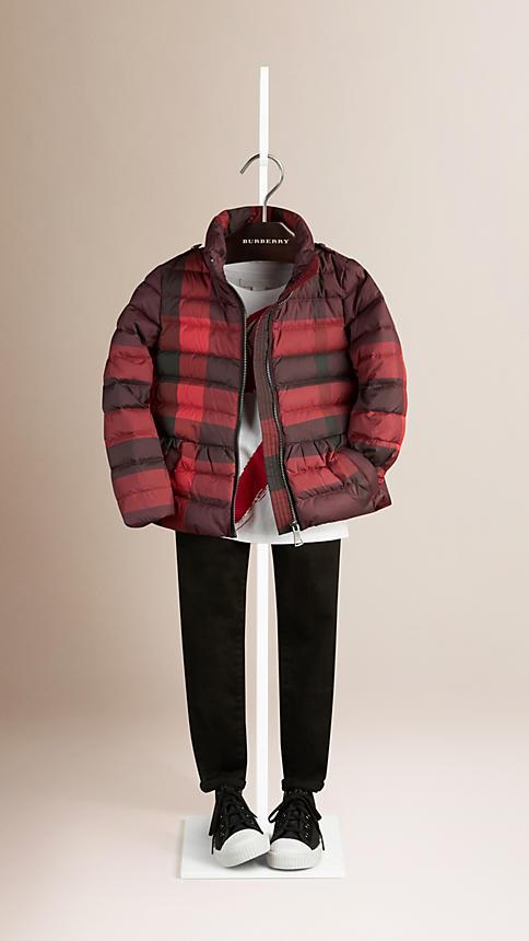 Burberry Check Down-filled Jacket