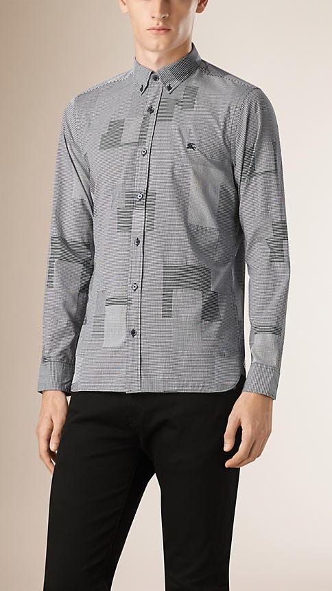 Burberry Brit Woven Check Cotton Shirt