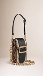 Burberry The Belt Bag -oblong In Python Limited Edition