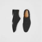 Burberry Burberry Pinstriped Wool Brogues, Size: 39, Black