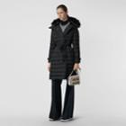 Burberry Burberry Detachable Hood Down-filled Puffer Coat, Size: M, Black