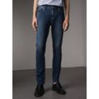 Burberry Burberry Slim Fit Japanese Denim Jeans, Size: 32r, Blue