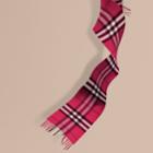 Burberry Burberry The Mini Classic Check Cashmere Scarf, Size: Os, Pink