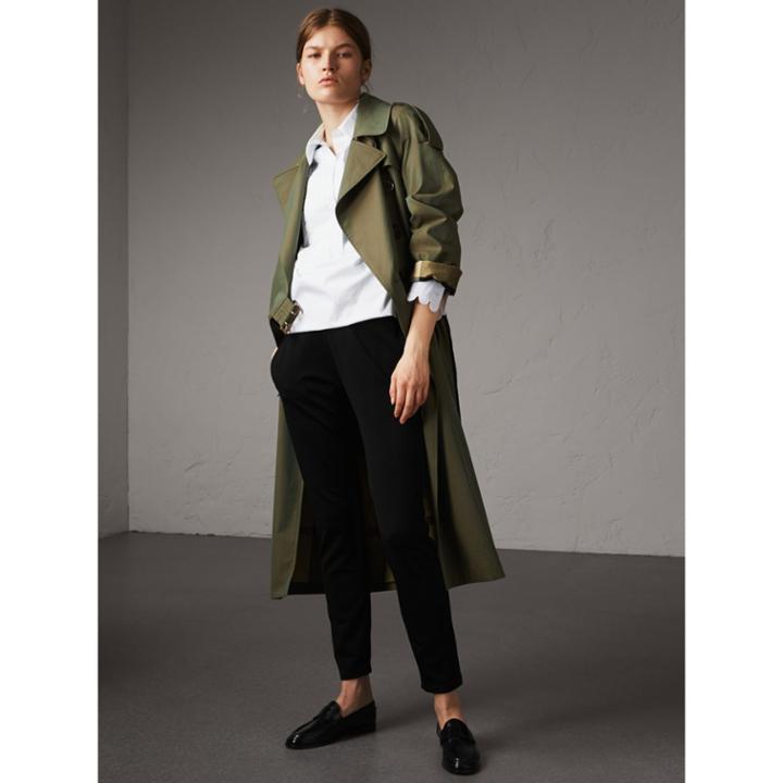 Burberry Burberry Heavy Twill Sports Trousers, Size: 00, Black