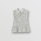 Burberry Burberry Childrens Logo Towelling Polo Dress, Size: 6m, Grey