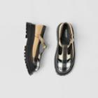 Burberry Burberry Check Wool T-bar Shoes, Size: 38, Beige