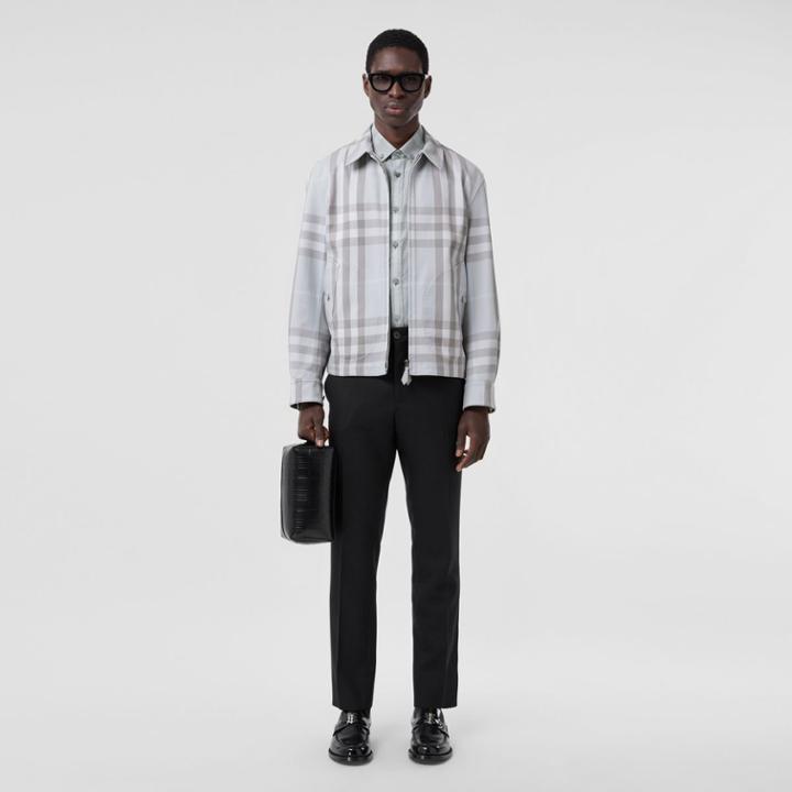 Burberry Burberry Reversible Check Cotton Harrington Jacket, Size: 44