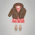 Burberry Burberry Check Hooded Bomber Jacket, Size: 12m, Pink