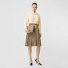Burberry Burberry Ring-pierced Silk Oversized Shirt, Size: 12, Yellow