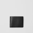 Burberry Burberry Perforated Logo Leather Bifold Wallet