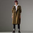 Burberry Burberry The Westminster Heritage Trench Coat, Size: 44, Green