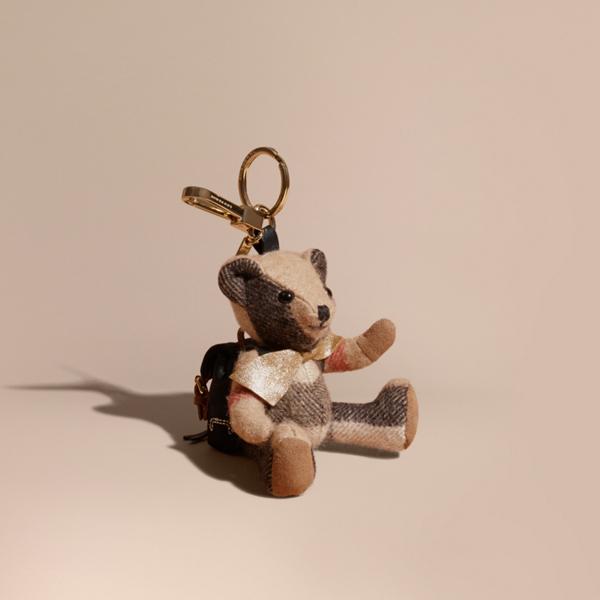 Burberry Thomas Bear Charm With Rucksack