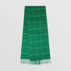 Burberry Burberry The Classic Vintage Check Cashmere Scarf, Green