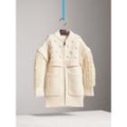 Burberry Burberry Textured Knit Wool Cashmere Cardigan Coat, Size: 10y, White