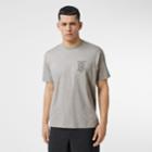 Burberry Burberry Monogram Motif Cotton Oversized T-shirt, Size: Xs, Grey