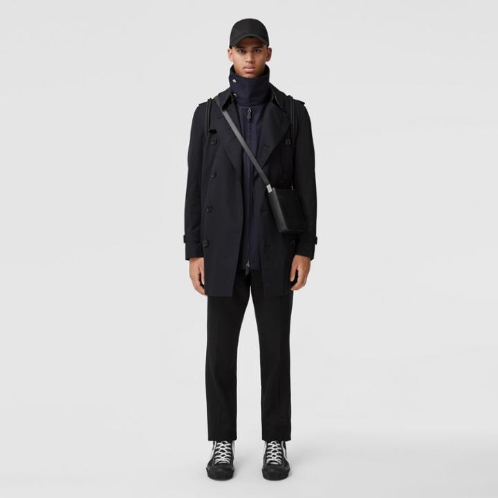 Burberry Burberry The Short Wimbledon Trench Coat, Size: 38, Midnight Navy