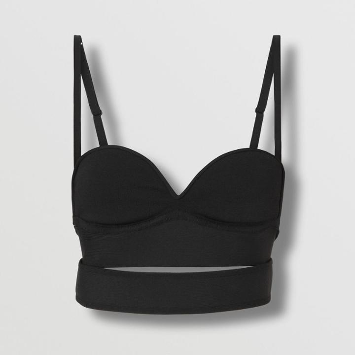 Burberry Burberry Cut-out Detail Viscose Blend Cropped Top