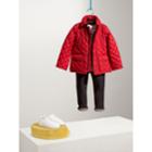 Burberry Burberry Detachable Hood Lightweight Quilted Jacket, Size: 12y, Red