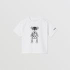 Burberry Burberry Childrens Thomas Bear Print Cotton T-shirt, Size: 12m
