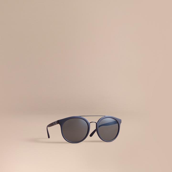 Burberry Burberry Top Bar Square Frame Sunglasses, Blue