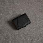 Burberry Burberry Equestrian Shield Leather Continental Wallet, Black