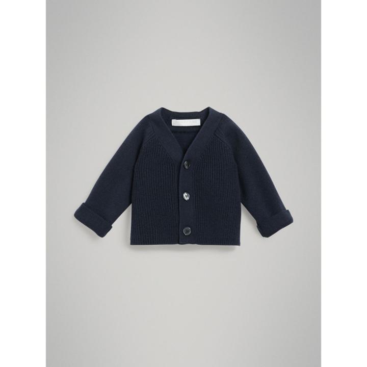 Burberry Burberry Cashmere Cotton Knit Cardigan, Size: 2y