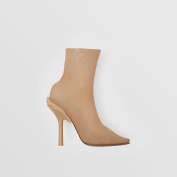 Burberry Burberry Stretch Tulle Sock Boots, Size: 36