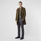 Burberry Burberry The Camden Car Coat, Size: 34, Green