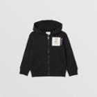 Burberry Burberry Childrens Thomas Bear Print Cotton Hooded Top, Size: 8y