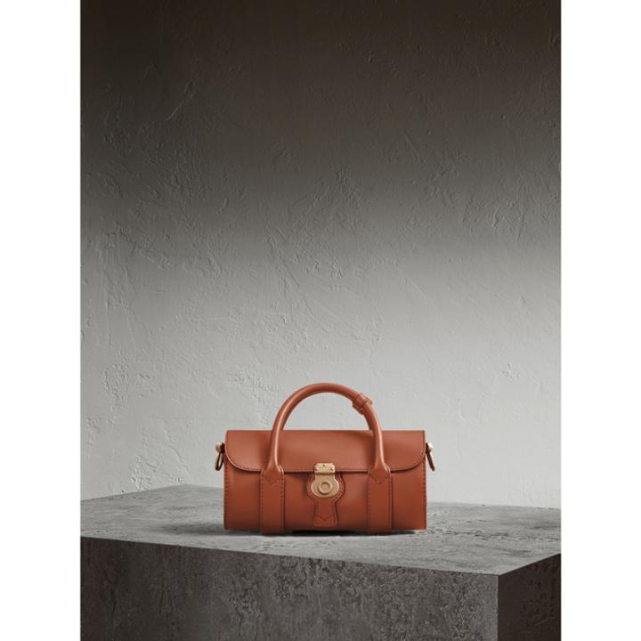 Burberry Burberry The Small Dk88 Barrel Bag, Brown